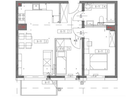 Mieszkanie na sprzedaż - Augustów Widzew, Łódź, 49,68 m², 435 000 PLN, NET-1538894133