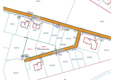 Działka na sprzedaż - Sadowa 9 Bojano, Szemud, wejherowski, 896 m², 295 000 PLN, NET-1539635176