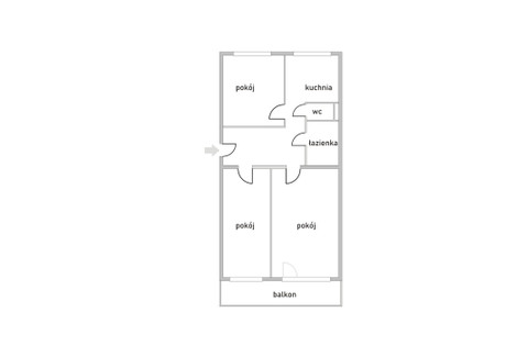 Mieszkanie na sprzedaż - Podhalańska Kukuczki, Bogucice, Katowice, 61 m², 500 800 PLN, NET-1539040482