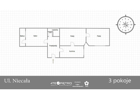 Biuro na sprzedaż - Niecała Śródmieście, Lublin, 82,15 m², 657 000 PLN, NET-122/4987/OLS