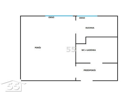 Mieszkanie na sprzedaż - Kasprzaka Bałuty, Łódź, Łódź M., 26,45 m², 239 500 PLN, NET-N55-MS-11777