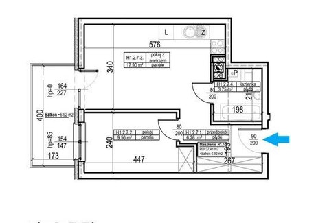 Mieszkanie na sprzedaż - Klimontowska Klimontów, Sosnowiec, 37,41 m², 306 762 PLN, NET-2265