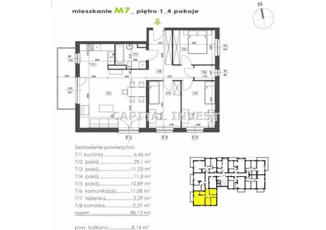 Mieszkanie na sprzedaż - Zabrze, Zabrze M., 86,59 m², 596 437 PLN, NET-CPI-MS-1386-1