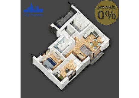 Mieszkanie na sprzedaż - Ząbki, Wołomiński, 49 m², 580 000 PLN, NET-50921/1696/OMS