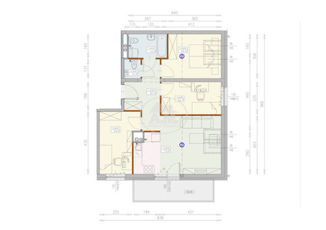 Mieszkanie na sprzedaż - Blizanowicka Księże Wielkie, Wrocław-Krzyki, Wrocław, 59,9 m², 696 020 PLN, NET-483885