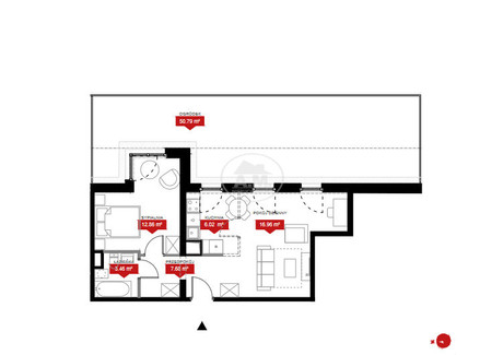 Mieszkanie na sprzedaż - Władysława Reymonta Kleczków, Wrocław-Psie Pole, Wrocław, 48,54 m², 638 540 PLN, NET-722810