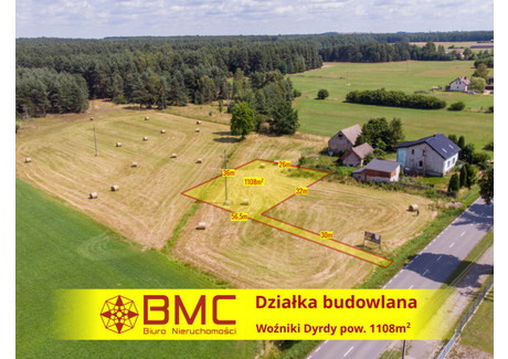 Działka na sprzedaż - Asfaltowa Dyrdy, Woźniki, 1108 m², 130 000 PLN, NET-791596