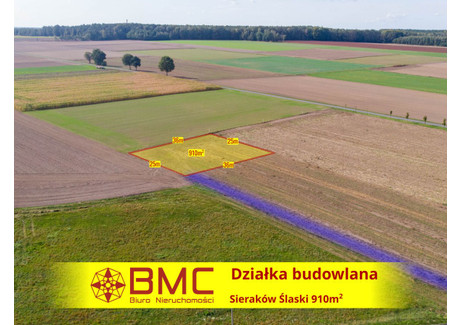 Działka na sprzedaż - Osiedlowa Sieraków Śląski, Ciasna, 910 m², 65 000 PLN, NET-884379