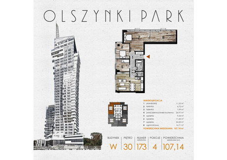 Mieszkanie na sprzedaż - Szopena 35C Śródmieście, Rzeszów, 98,61 m², inf. u dewelopera, NET-W173