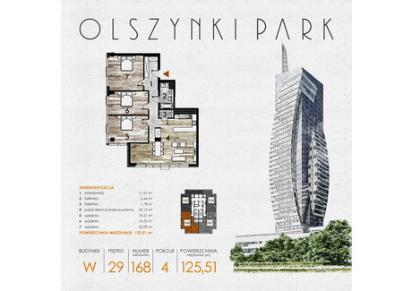 Mieszkanie na sprzedaż - Szopena 35C Śródmieście, Rzeszów, 126,4 m², inf. u dewelopera, NET-W168