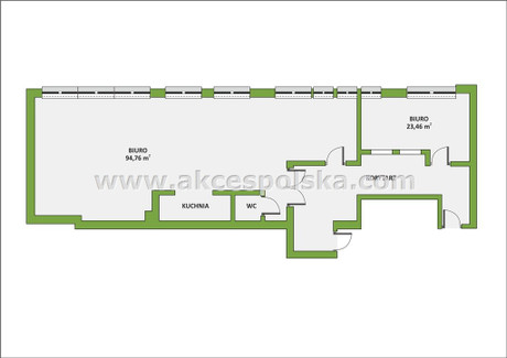 Komercyjne do wynajęcia - Wiktorska Mokotów, Warszawa, Warszawa M., 120 m², 9900 PLN, NET-LW-159612