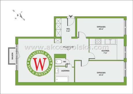 Mieszkanie na sprzedaż - Wiolinowa Stokłosy, Ursynów, Warszawa, Warszawa M., 68,1 m², 920 000 PLN, NET-MS-159537