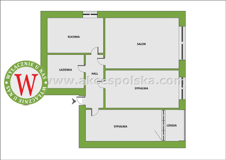 Mieszkanie na sprzedaż - Szkolna Piaseczno, Piaseczyński, 44,76 m², 537 000 PLN, NET-MS-159825