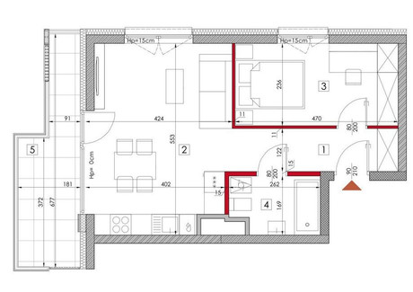 Mieszkanie na sprzedaż - Chmielna Śródmieście, Warszawa, 42,92 m², 1 524 288 PLN, NET-3289