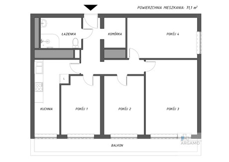 Mieszkanie na sprzedaż - Ułańska Katowice, 71,5 m², 499 000 PLN, NET-668