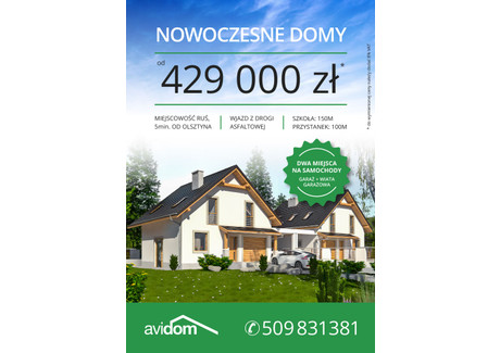 Dom na sprzedaż - Ruś, Stawiguda (Gm.), Olsztyński (Pow.), 136,45 m², 429 000 PLN, NET-4