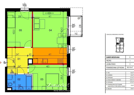 Mieszkanie na sprzedaż - Wawer, Warszawa, Wawer, Warszawa, 65,19 m², 889 843 PLN, NET-713888