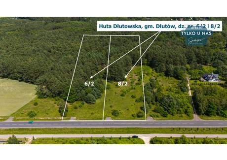 Działka na sprzedaż - Pabianicka Huta Dłutowska, Dłutów, Pabianicki, 17 512 m², 3 800 360 PLN, NET-794233