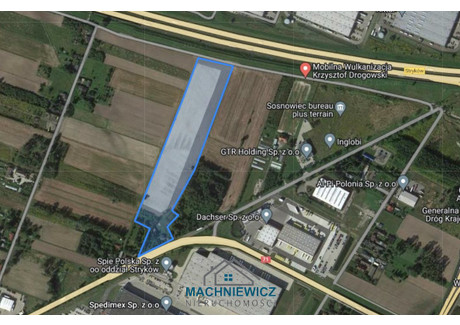 Działka na sprzedaż - Sosnowiec, Stryków, Zgierski, 43 365 m², 7 600 000 PLN, NET-MACH-GS-156-17