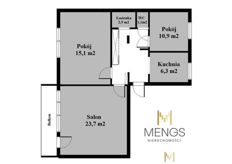 Mieszkanie na sprzedaż - Pruszków, Pruszkowski, 72,61 m², 797 984 PLN, NET-438/11553/OMS