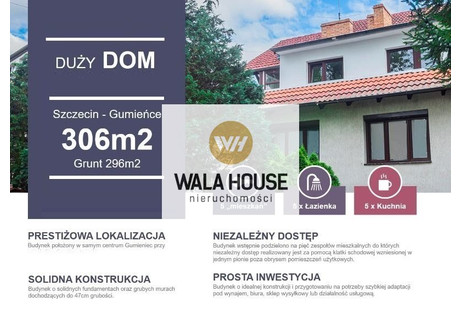 Dom do wynajęcia - Gumieńce, Szczecin, Szczecin M., 300 m², 6000 PLN, NET-WALA-DW-28