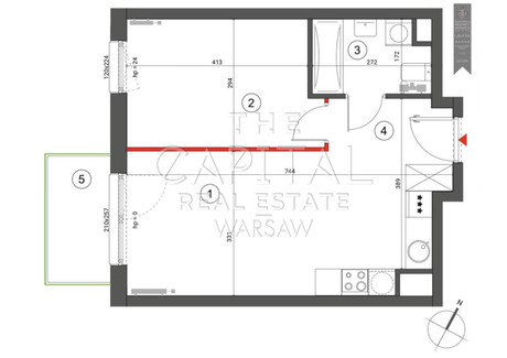 Mieszkanie na sprzedaż - Herbu Oksza Ursus Szamoty, Ursus, Warszawa, 43,29 m², 635 000 PLN, NET-540112