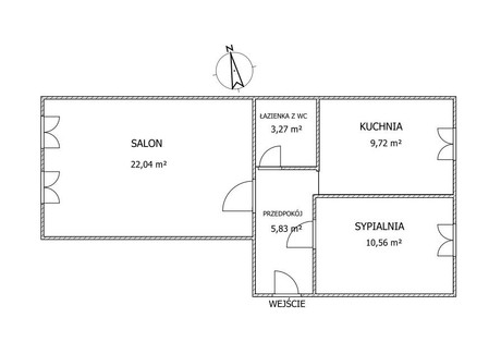 Mieszkanie na sprzedaż - Zachodnia Bałuty-Centrum, Bałuty, Łódź, 52,38 m², 345 000 PLN, NET-195