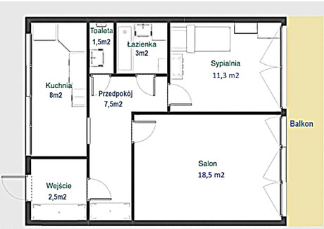 Mieszkanie na sprzedaż - Powstańców Śląskich Południe, Wrocław, 52,5 m², 545 000 PLN, NET-924/13462/OMS