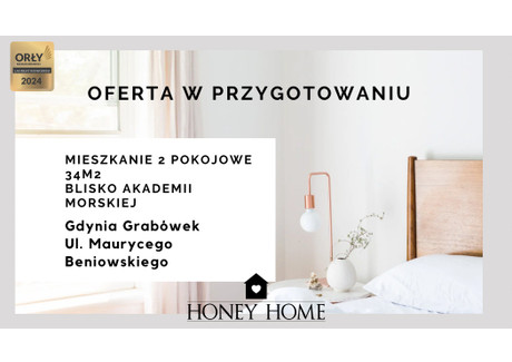 Mieszkanie na sprzedaż - Maurycego Beniowskiego Grabówek, Gdynia, 34 m², 450 000 PLN, NET-969646