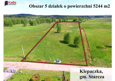 Działka na sprzedaż - Klepaczka, Starcza, Częstochowski, 5244 m², 370 000 PLN, NET-KABE-GS-229