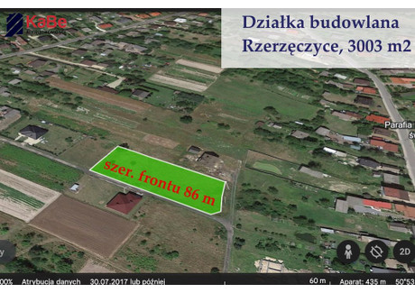 Działka na sprzedaż - Rzerzęczyce, Kłomnice, Częstochowski, 3003 m², 299 000 PLN, NET-KABE-GS-220