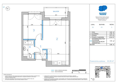 Mieszkanie na sprzedaż - Jagiellońska Praga-Północ, Warszawa, 43,27 m², 765 879 PLN, NET-8648/15178/OMS