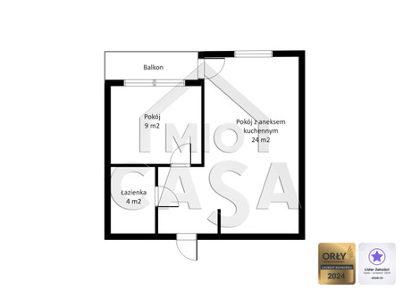 Mieszkanie na sprzedaż - Bohaterów Starówki Warszawskiej Redłowo, Gdynia, 41 m², 669 000 PLN, NET-891146