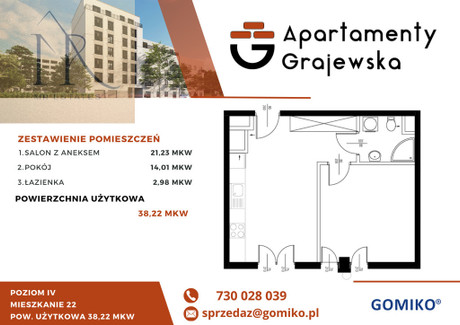 Mieszkanie na sprzedaż - Grajewska Szmulowizna, Praga-Północ, Warszawa, 40,13 m², 774 509 PLN, NET-115/15815/OMS