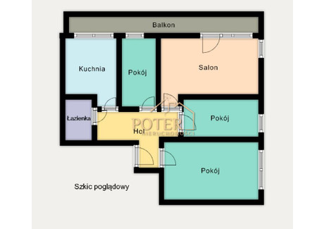 Mieszkanie na sprzedaż - Maślicka Maślice, Fabryczna, Wrocław, Wrocław M., 78 m², 740 000 PLN, NET-POTR-MS-352