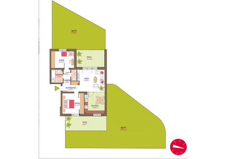 Mieszkanie na sprzedaż - Rakowiecka Przedmieście Oławskie, Krzyki, Wrocław, 73 m², 1 150 000 PLN, NET-62