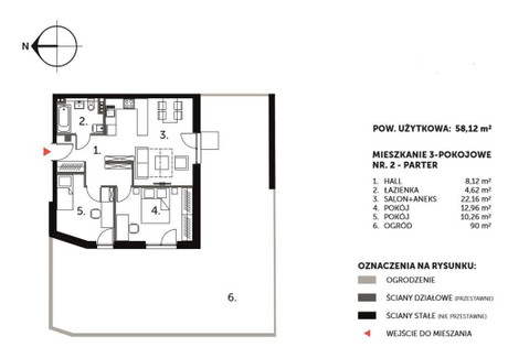 Mieszkanie na sprzedaż - Koprzywiańska Praga-Południe, Warszawa, 58,12 m², 842 740 PLN, NET-23/16165/OMS