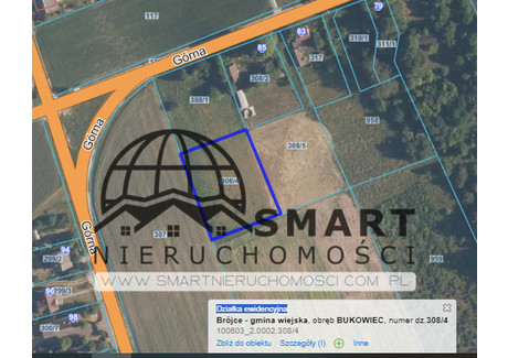 Działka na sprzedaż - Bukowiec, Brójce, Łódzki Wschodni, 2348 m², 399 000 PLN, NET-3/16901/OGS