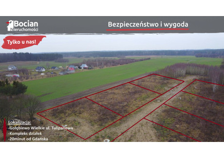 Działka na sprzedaż - Tulipanowa Gołębiewo Wielkie, Trąbki Wielkie, Gdański, 3004 m², 750 000 PLN, NET-BU951286