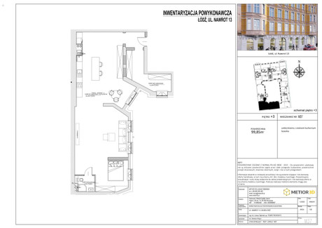 Mieszkanie na sprzedaż - Nawrot Śródmieście, Łódź-Śródmieście, Łódź, 105,31 m², 726 639 PLN, NET-MK696301