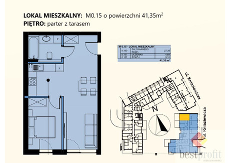 Mieszkanie na sprzedaż - Kniaziewicza Słupsk, 41,35 m², 340 000 PLN, NET-538