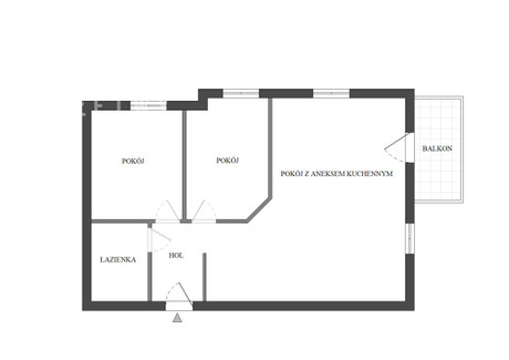 Mieszkanie na sprzedaż - Kazimierza Porębskiego Ujeścisko, Gdańsk, 56,3 m², 580 000 PLN, NET-BLN560377