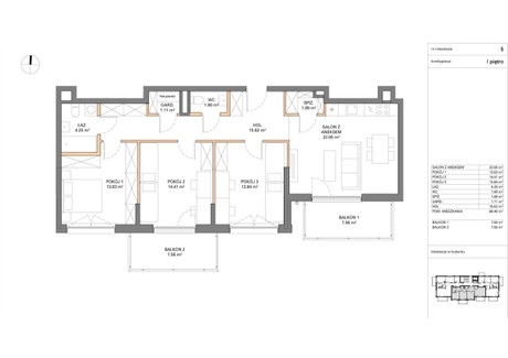 Mieszkanie na sprzedaż - Wawer Międzylesie, Wawer, Warszawa, 89,49 m², 1 399 000 PLN, NET-EC748637