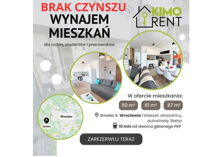 Mieszkanie do wynajęcia - Muchobór Wielki, Fabryczna, Wrocław, 50 m², 3000 PLN, NET-2