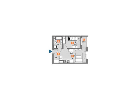 Mieszkanie na sprzedaż - Osiedle Bohaterów Września Mistrzejowice, Kraków, 36,83 m², 600 329 PLN, NET-4711/3923/OMS
