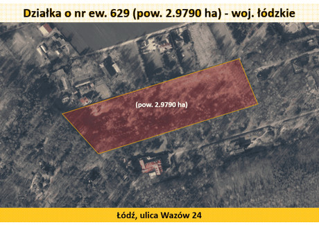 Działka na sprzedaż - Wazów Górna, Łódź, 29 790 m², 7 300 000 PLN, NET-67/8343/OGS