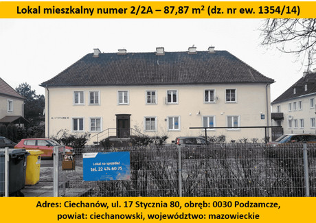 Mieszkanie na sprzedaż - 17 Stycznia Ciechanów, Ciechanowski (Pow.), 87,87 m², 220 000 PLN, NET-628