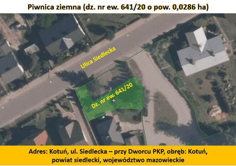 Działka na sprzedaż - Kotuń, Kotuń (Gm.), Siedlecki (Pow.), 286 m², 25 000 PLN, NET-190