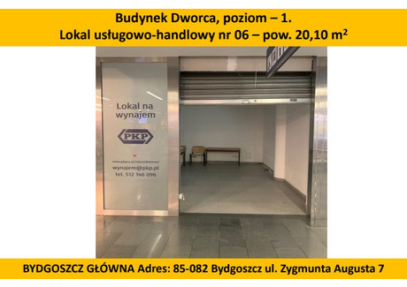 Lokal handlowy do wynajęcia - Zygmunta Augusta Bydgoszcz, 20,1 m², 1307 PLN, NET-21010043