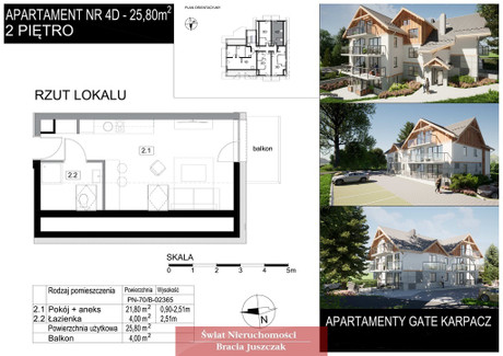 Mieszkanie na sprzedaż - Miłków, Podgórzyn, Karkonoski, 25,8 m², 384 420 PLN, NET-20024/3265/OMS